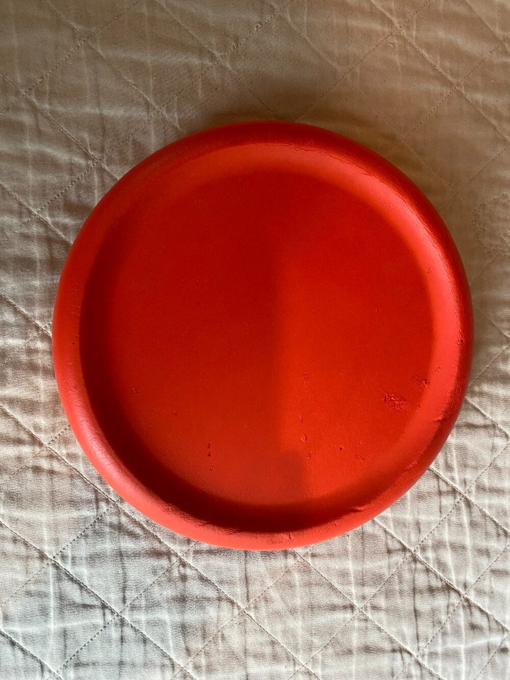 Orange Foam Frisbee-Used condition